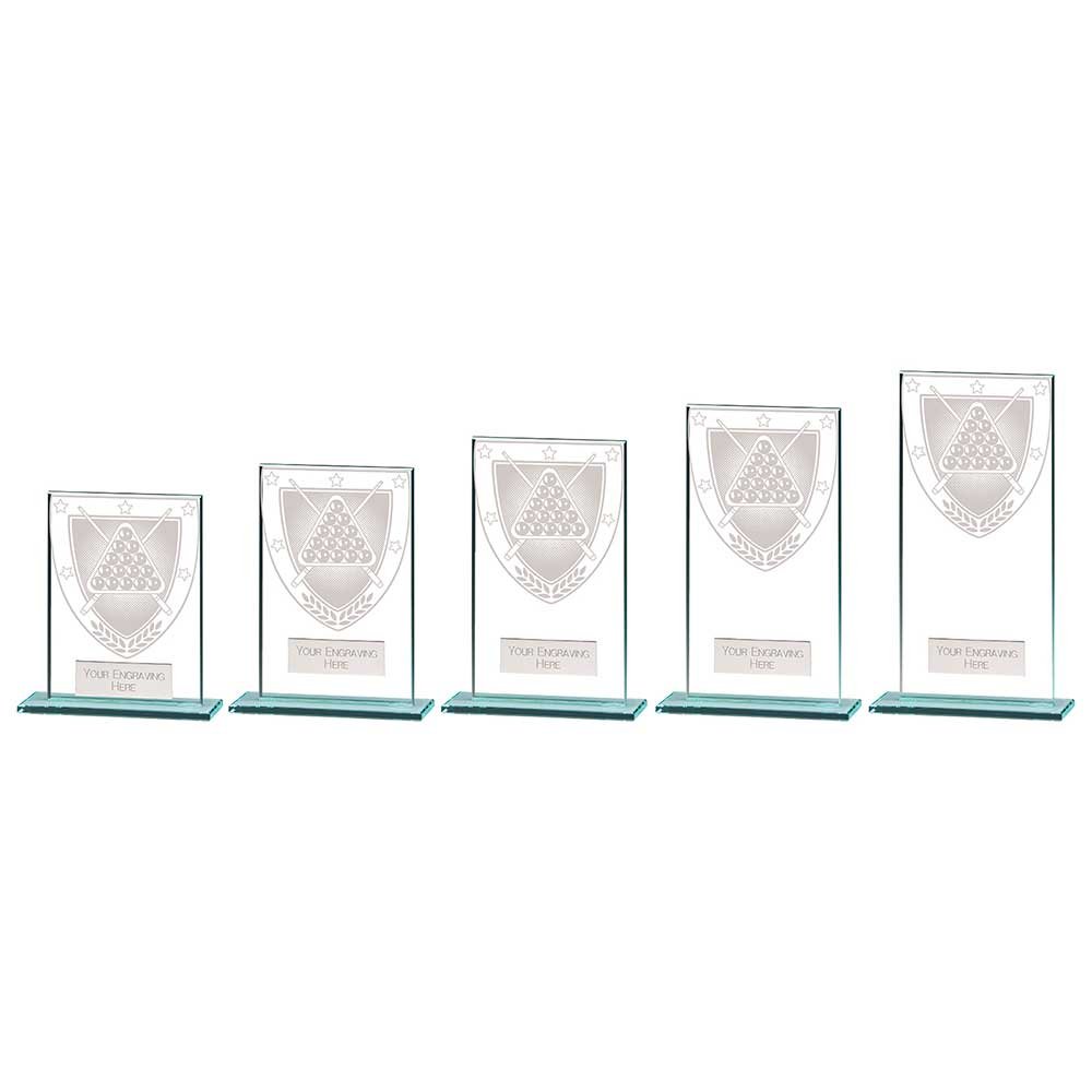 CR20388.jpg Millennium Snooker Jade Glass Award - Image 1