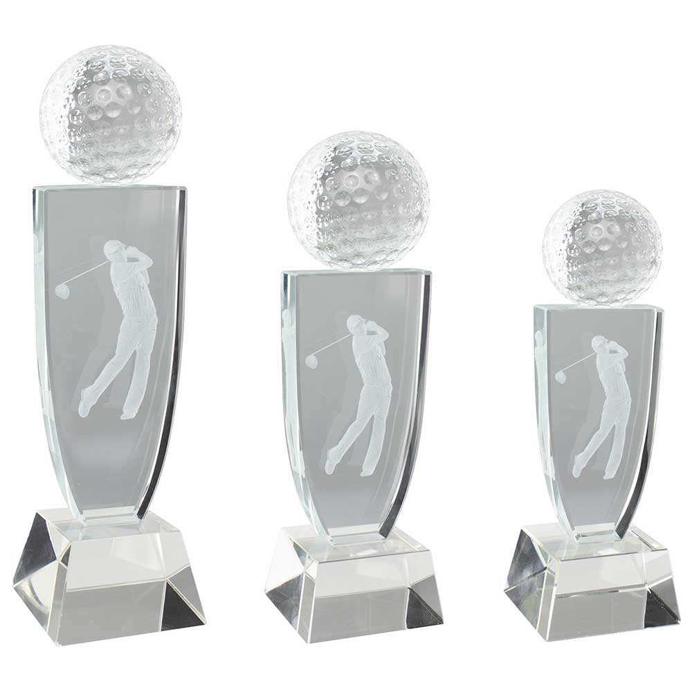 CR24174.jpg Reflex Golf Crystal Award - Image 1