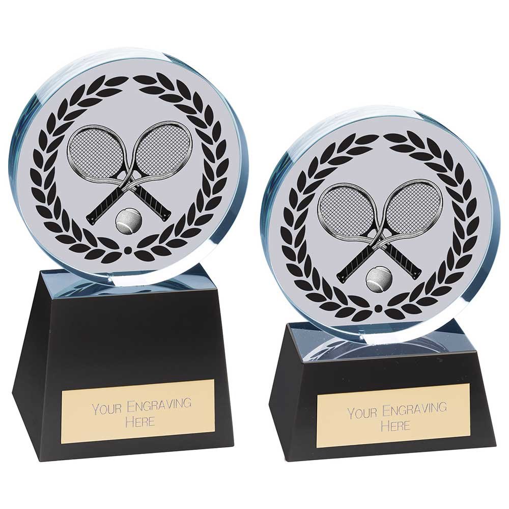 CR24352.jpg Emperor Tennis Crystal Award - Image 1