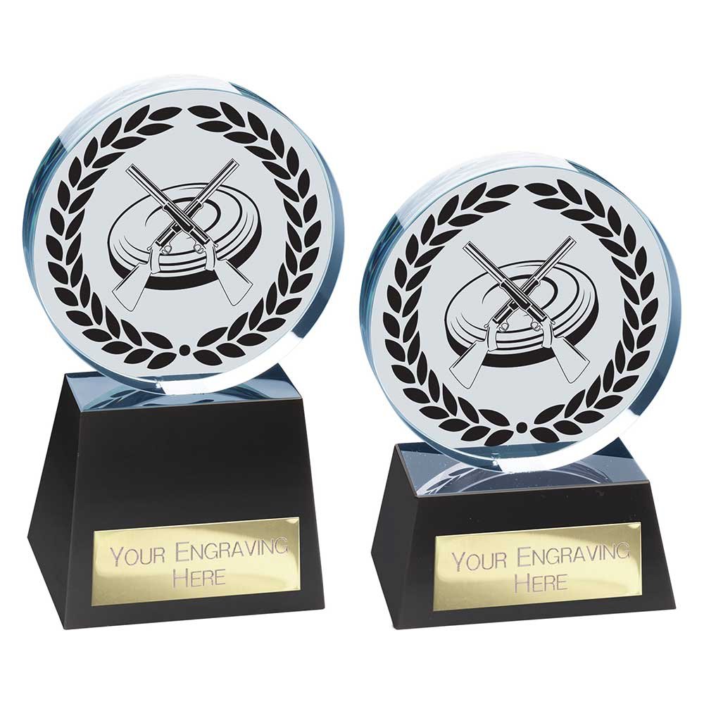 CR25224.jpg Emperor Clay Pigeon Crystal Award - Image 1