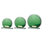 Seismic Multisport Circle Mirror Glass Green & Silver