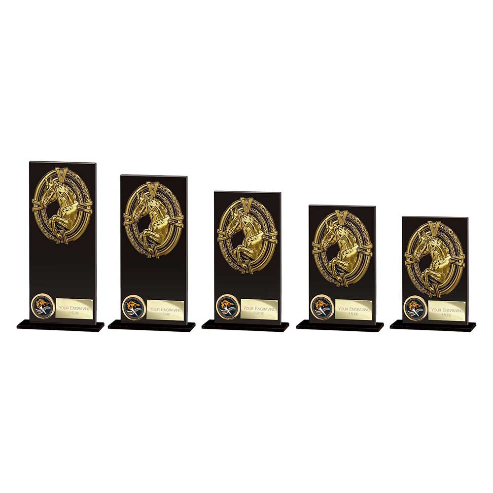 CR26575.jpg Maverick Hero Equestrian Glass Award - Image 1