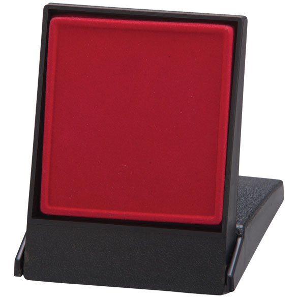 MB4187.jpg Fortress Flat Insert Medal Box Red - Image 1