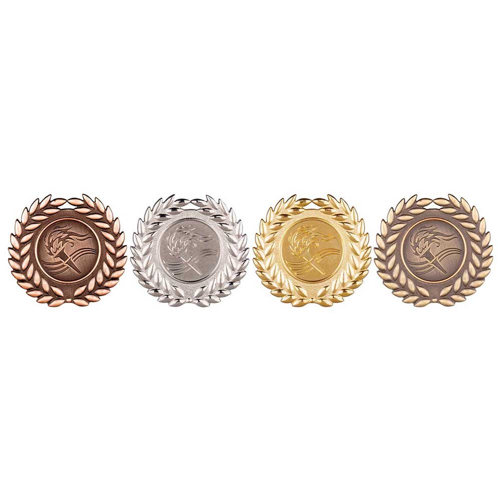 MM23153.jpg Classic Wreath Medal 50mm - Image 1