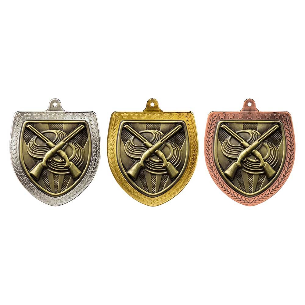 MM24215.jpg Cobra Clay Pigeon Shooting Shield Medal - Image 1