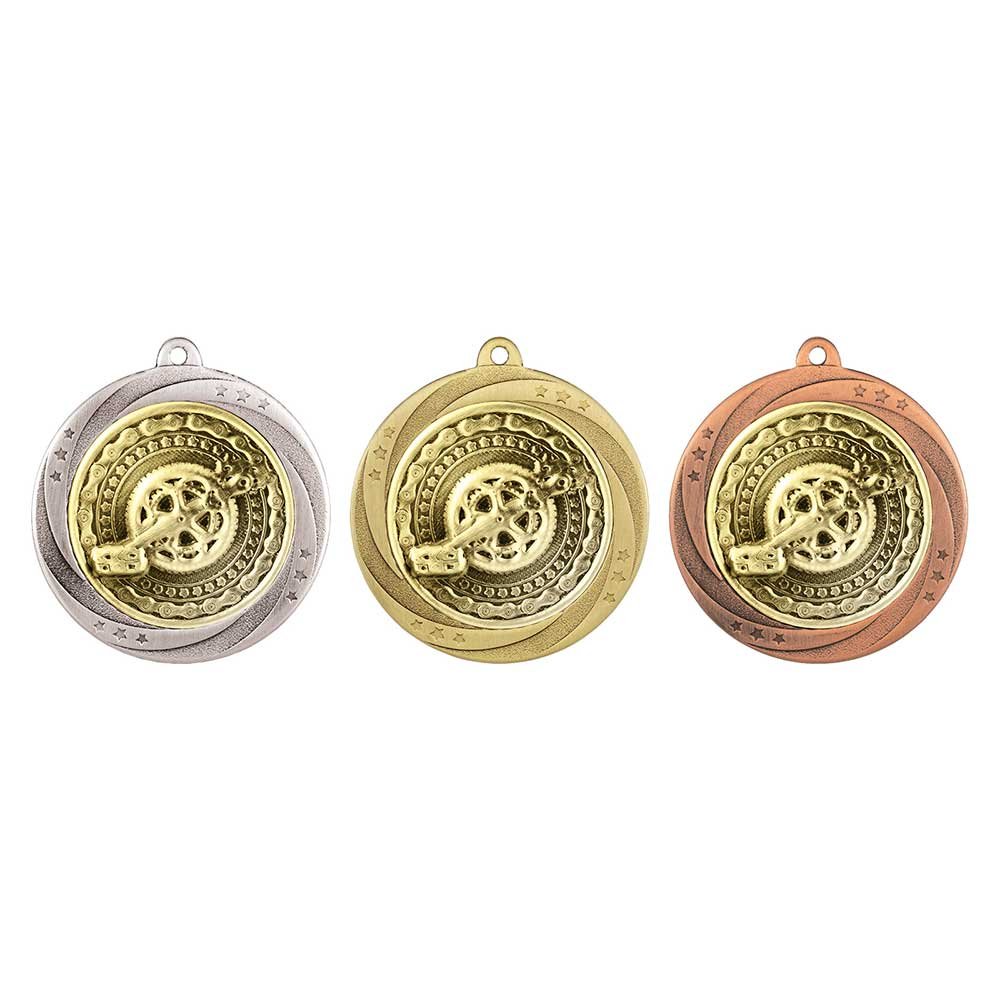 MM25044.jpg Superstar Cycling Medal - Image 1