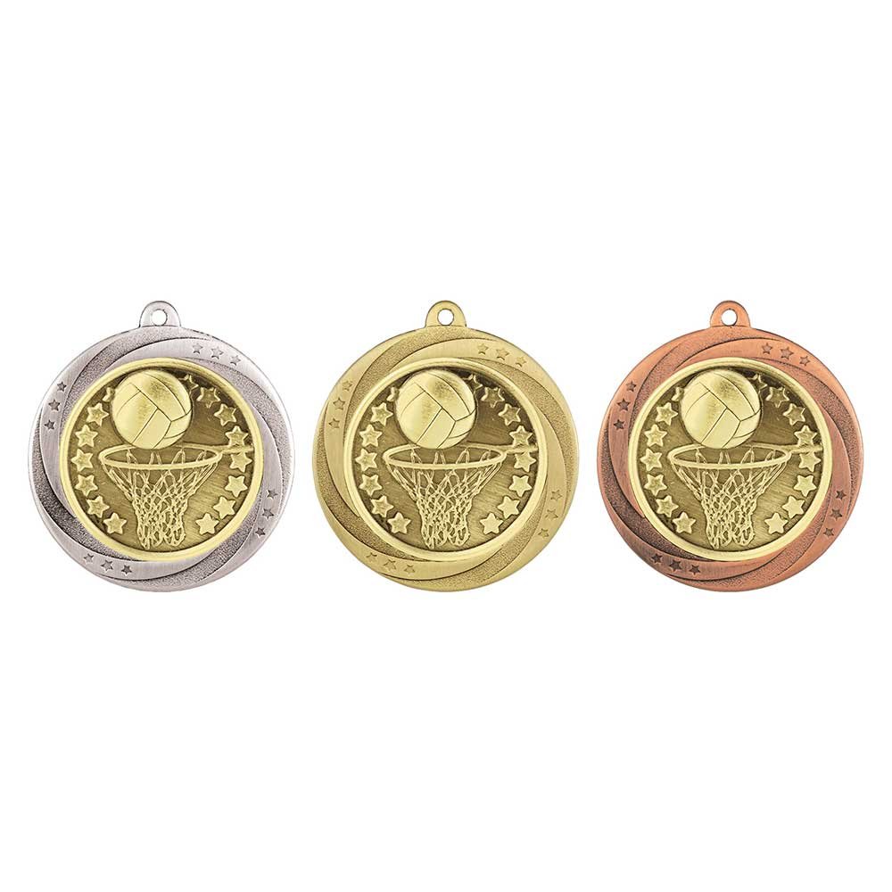 MM25070.jpg Superstar Netball Medal - Image 1