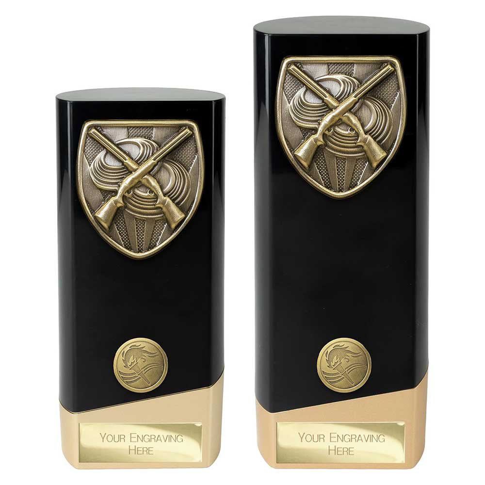 PK24215.jpg Prime Cobra Clay Pigeon Shooting Award Black & Gold - Image 1