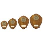 Reward Wreath Shield Walnut