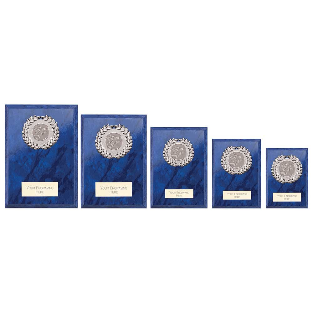 PL24579.jpg Reward Wreath Plaque Azure Blue - Image 1