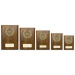 Reward Wreath Plaque Walnut
