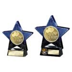 Superstar You're a Hero Award Blue & Black