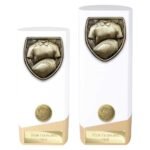 Prime Cobra Rugby Shirt & Ball Award White & Gold