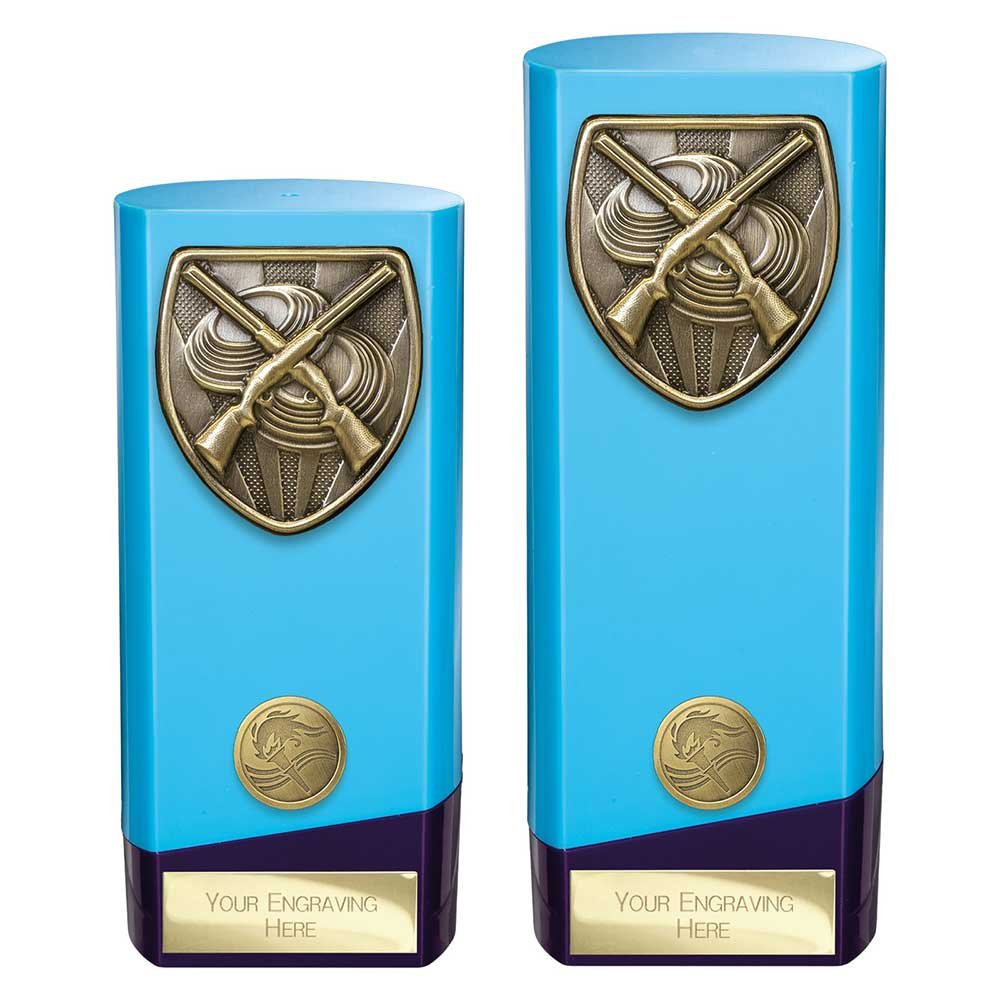PX24215.jpg Prime Cobra Clay Pigeon Shooting Award Blue & Purple - Image 1