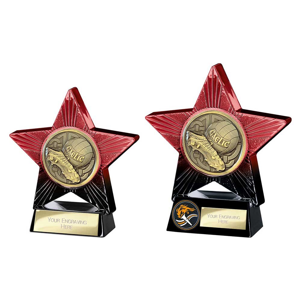 PX26016.jpg Superstar Gaelic Football Award Red & Black - Image 1