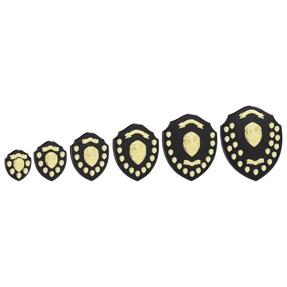 SH24044.jpg Mountbatten Annual Shield Black & Gold - Image 1