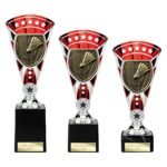 Cobra Star Cup Badminton Silver & Red