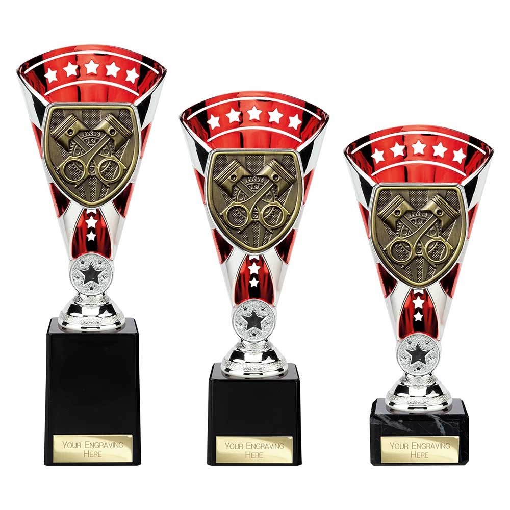 TD24224.jpg Cobra Star Cup Motorsport Piston Silver & Red - Image 1