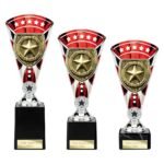 Cobra Star Cup Well Done Silver & Red