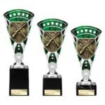 Cobra Star Cup Clay Pigeon Shooting Silver & Green