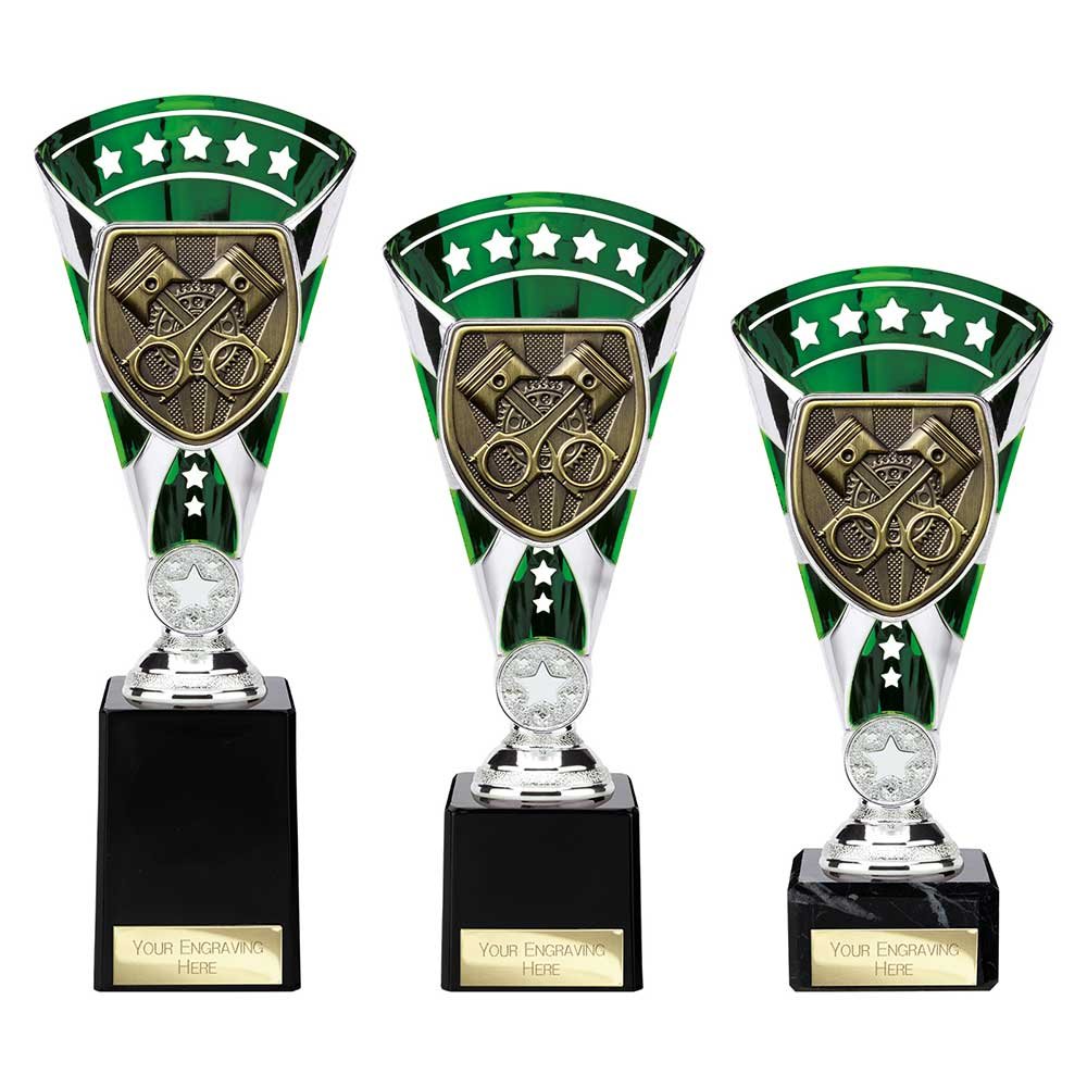TE24224.jpg Cobra Star Cup Motorsport Piston Silver & Green - Image 1
