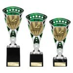 Cobra Star Cup Swimming Silver & Green