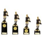 Cyclone Rugby Player Male Black & Gold