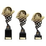Innov8 Go Kart Plastic Trophy Gold & Black
