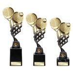 Innov8 Padel Plastic Trophy Gold & Black