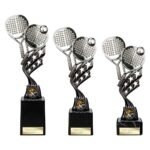 Innov8 Padel Plastic Trophy Silver & Black