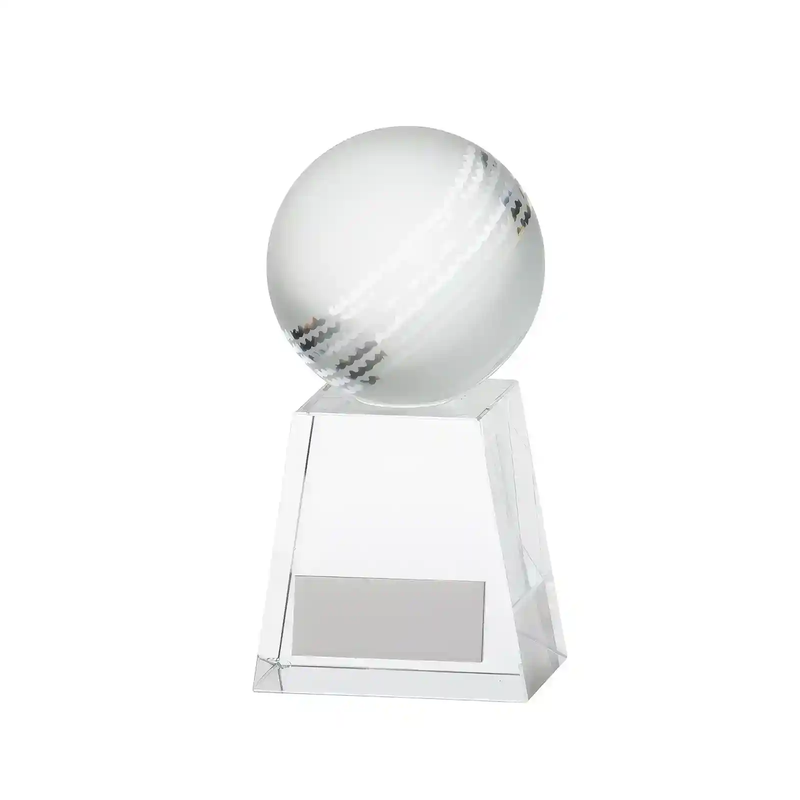 CR16208B.webp Voyager Cricket Crystal Award 125mm (60mm Width) - Image 1