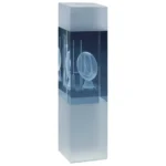 Arctic Blast Rugby Crystal Award 190mm  (50mm Width)