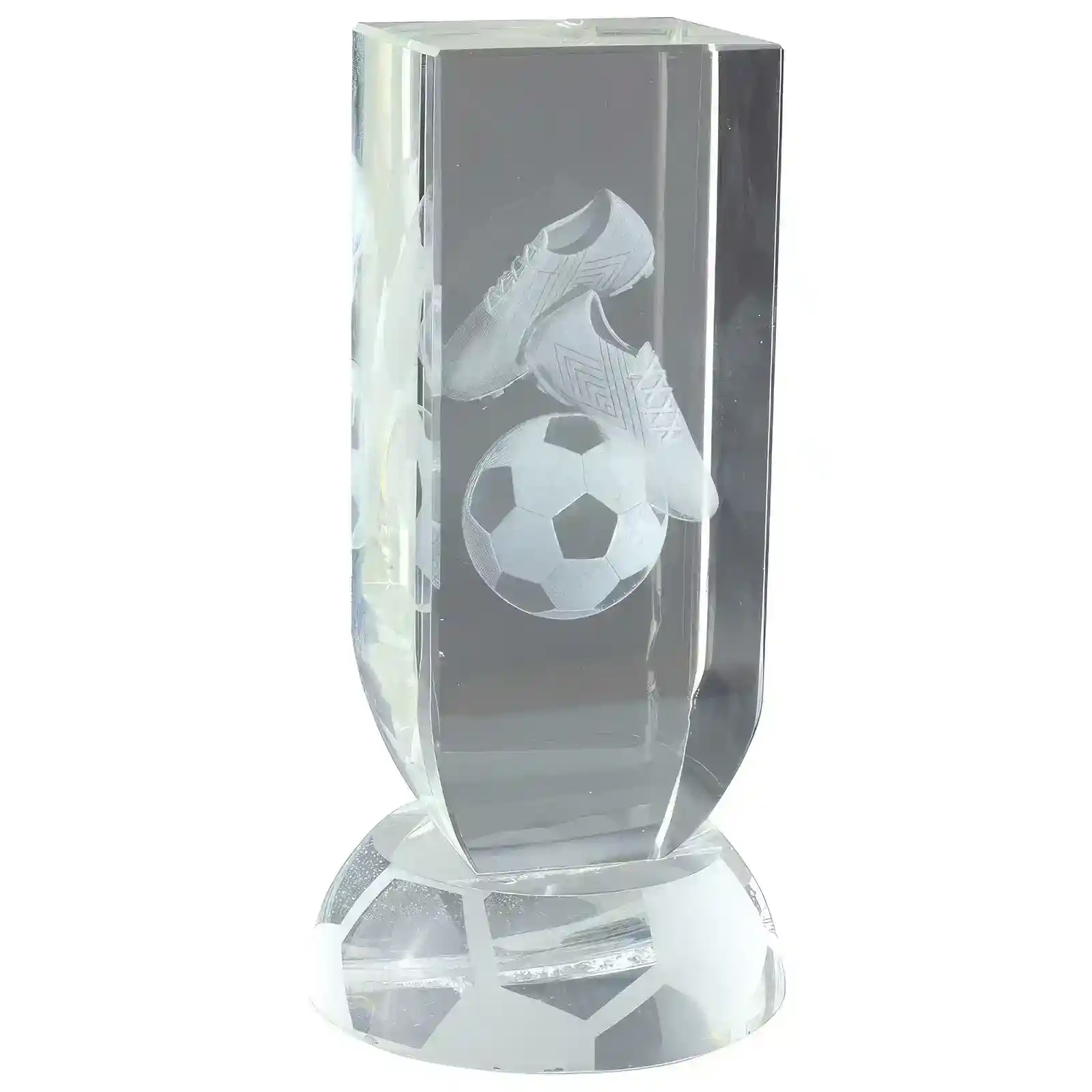 CR24186A.webp Arclight Football Crystal Award 140mm (45mm Width) - Image 1