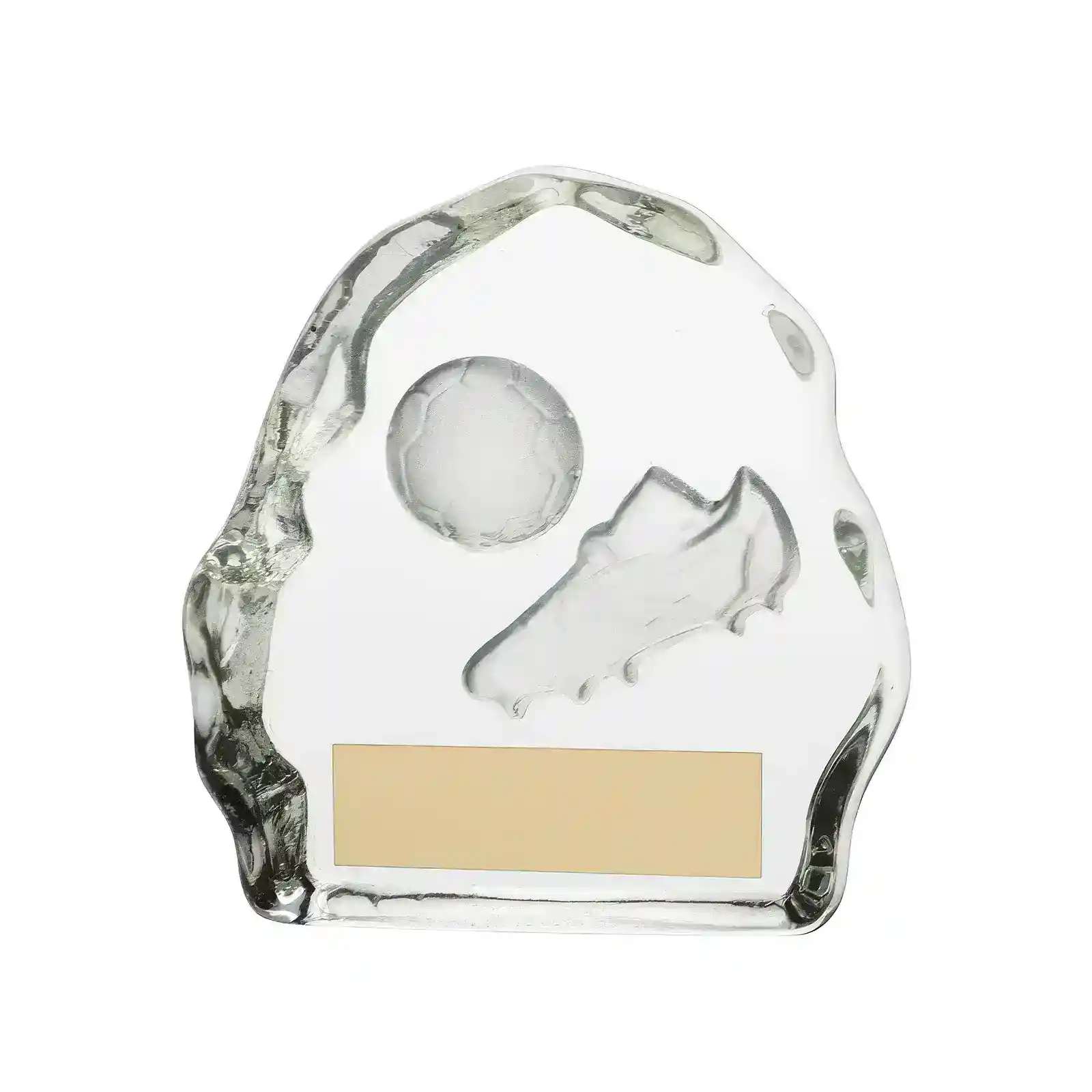CR3281A.webp Sub-Zero Football Glass Award 75mm (20mm Thick) - Image 1