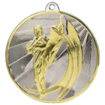 Premiership Karate Medal Gold & Silver 60mm