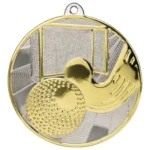 Premiership Hockey Medal Gold & Silver 60mm
