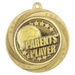 Superstar Parents Player Medal Gold 60mm