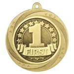 Superstar 1st Place Medal Gold 60mm