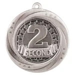 Superstar 2nd Place Medal Silver 60mm