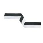 Medal Ribbon Black & White 395x22mm