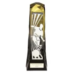 Shard Football Male Award Gold & Carbon Black 230mm