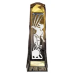 Shard Football Female Top Goal Scorer Gold & Carbon Black 230mm