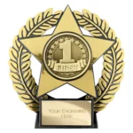 Emperor Star 1st Place Plaque Gold 120mm