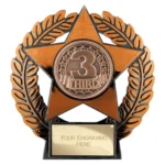 Emperor Star 3rd Place Plaque Bronze 120mm