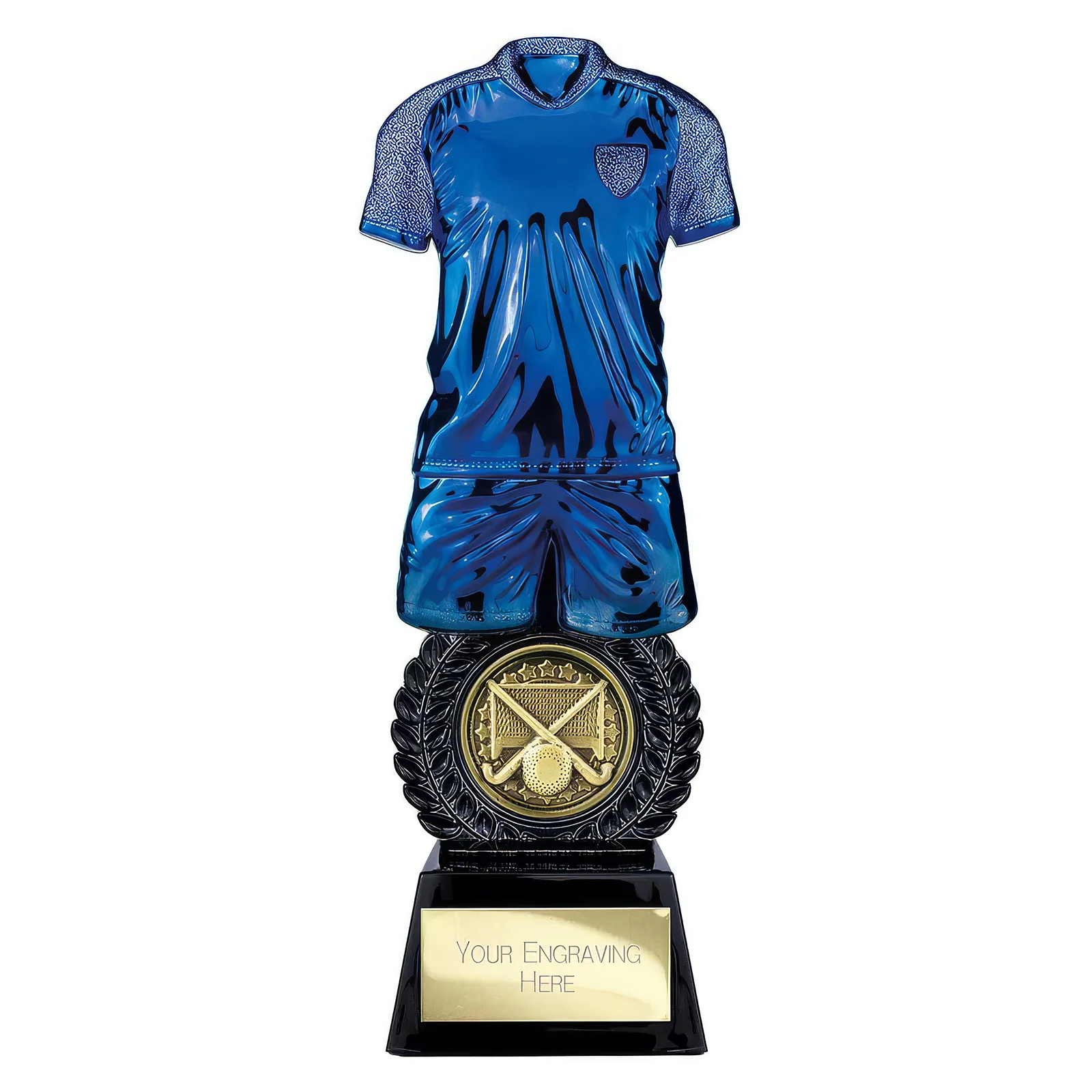 PU25063A.webp Intensity Hockey Award Blue & Carbon Black 260mm - Image 1