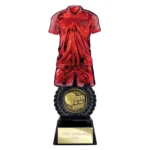 Intensity Football Player of Month Award Red & Carbon Black 260mm