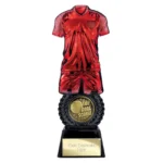 Intensity Football Top Scorer Award Red & Carbon Black 260mm