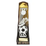 Shard Football Most Improved Award Gold to Black 230mm
