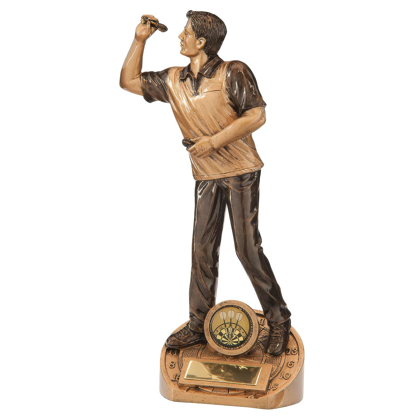 RF17057A.webp Bullseye Male Darts Award 190mm - Image 1