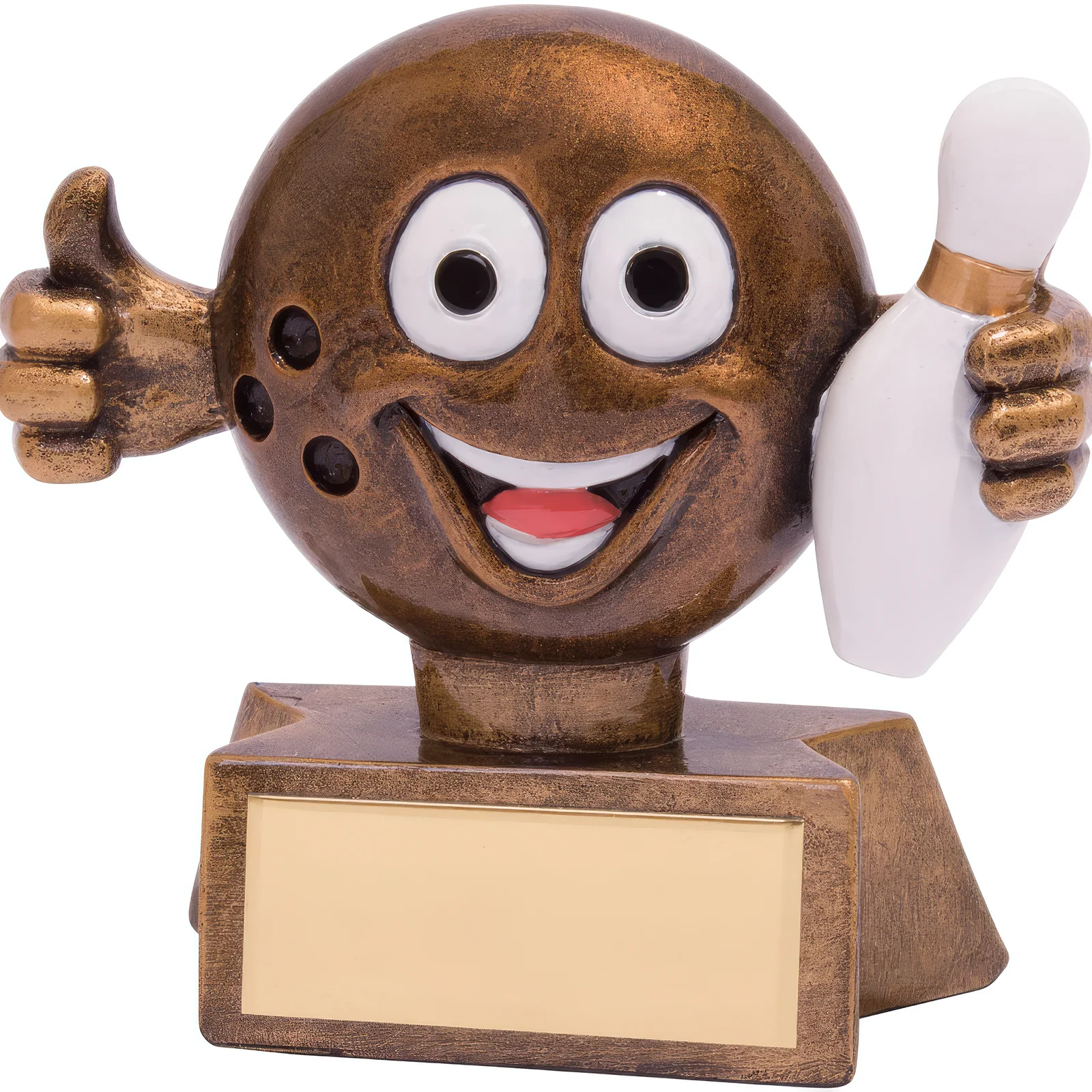 RF18080A.webp Smiler Ten Pin Award 75mm - Image 1
